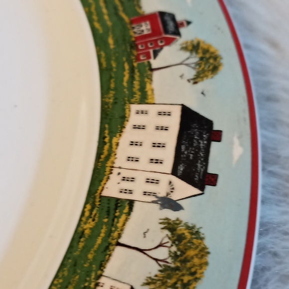 Vintage 1998 Country Life Platter Sakura Stoneware - Picture 2 of 4